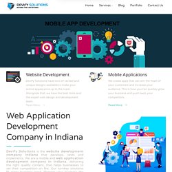 Best Web Application Development Company in Indiana