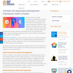 The Best iOS Application Development Framework- Swift vs Flutter