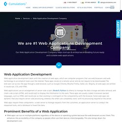 #1 Web Application Development Company in Bangalore, India