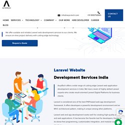 Laravel Web Application Development Services Company