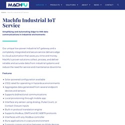 Industrial Application Development Services - Machfu IIoT Solutions