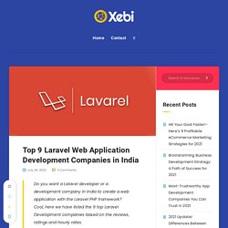 9 Top Laravel Web Application Development Companies - Best Reviews