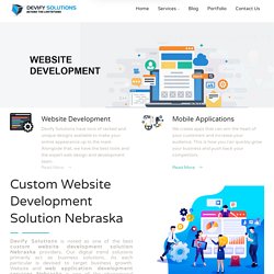 Custom Website Development Solution Nebraska