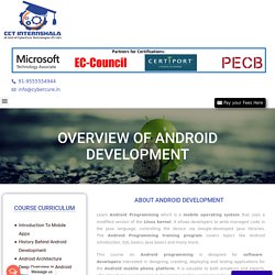 Android Application Development Course (Advance Level) in Delhi
