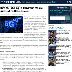 How 5G is Going to Transform Mobile Application Development