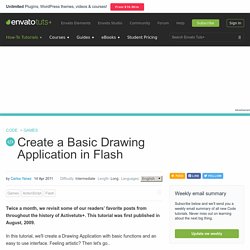 Create a Basic Drawing Application in Flash
