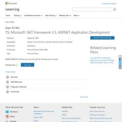 TS: Microsoft .NET Framework 3.5, ASP.NET Application Development