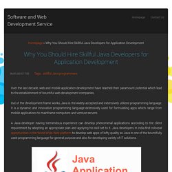 Why You Should Hire Skillful Java Developers for Application Development