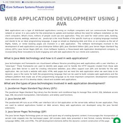 Web Application Development using Java