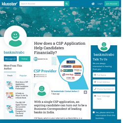 How does a CSP Application Help Candidates Financially?