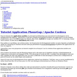 Tutoriel Application PhoneGap / Apache Cordova - Agence Web Folcomedia