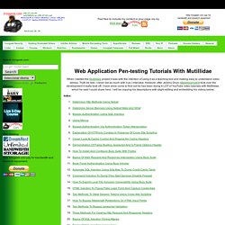 Web Application Pen-testing Tutorials With Mutillidae (Hacking Illustrated Series InfoSec Tutorial Videos)