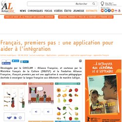 Français, premiers pas : une application pour aider à l'intégration