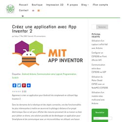 Créez une application avec App Inventor 2