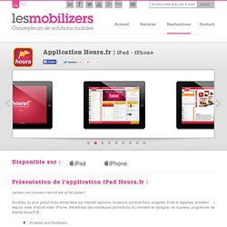Application iPad Houra.fr