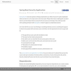 Spring Boot Security Application - Bartosz Kielczewski