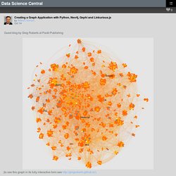 Creating a Graph Application with Python, Neo4j, Gephi and Linkurious.js