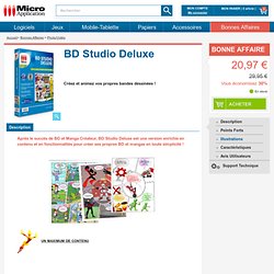 BD Studio Deluxe : logiciel de creation de bd, bande dessinées