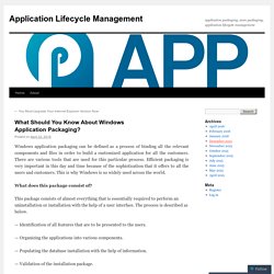 What Should You Know About Windows Application Packaging?