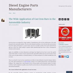 The Wide Application of Cast Iron Bars in the Automobile Industry