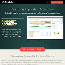New Relic : Application Monitoring