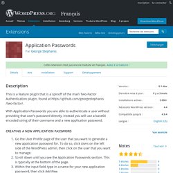 Application Passwords