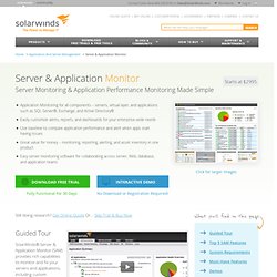 Server Monitor & Application Monitor