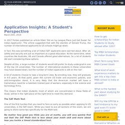 Application Insights: A Student's Perspective