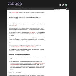 Deploying a Rails Application to Production on Amazon EC2 : Zabada Technology