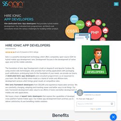 Hire Ionic Application Developers