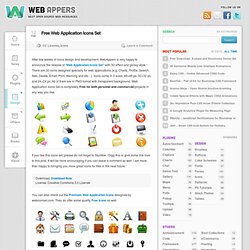 Released Free Web Application Icons Set