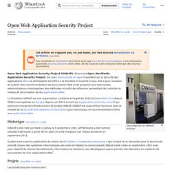 Open Web Application Security Project