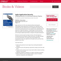 Agile Application Security - O'Reilly Media