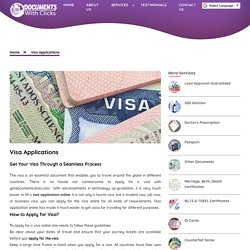 How to Apply for Visa - Visa Application Status