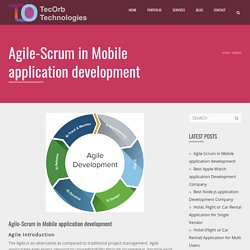 Agile-Scrum in Mobile application development