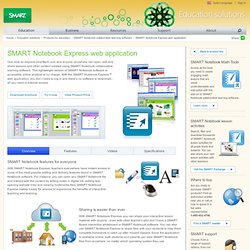 Aplicación web SMART Notebook Express