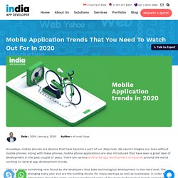 Mobile Application Technology Trends 2020