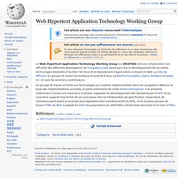 Web Hypertext Application Technology Working Group