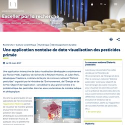 Une application nantaise de data visualisation des pesticides primée - Université de Nantes