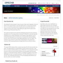 Epistar- Solutions for LED lighting, LED Applications, Co-activation service