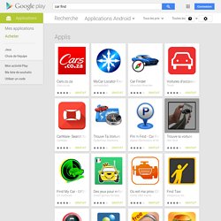 car find – Applications Android sur Google Play