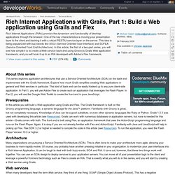Rich Internet Applications with Grails, Part 1: Build a Web application using Grails and Flex