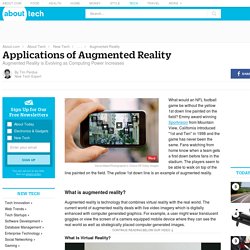 Applications of Augmented Reality