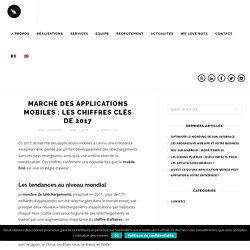 Marché des applications mobiles : les chiffres clés de 2017