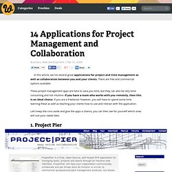 14 Applications for Project Management and Collaboration