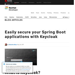 Spring boot + Keycloak