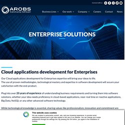Cloud applications development for Enterprises: high expertise