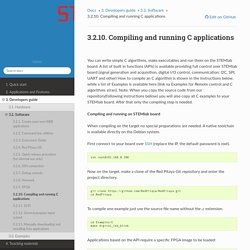 3.2.10. Compiling and running C applications — Red Pitaya STEMlab 0.97 documentation