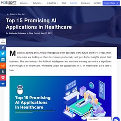 Top 15 Promising AI Applications in Healthcare