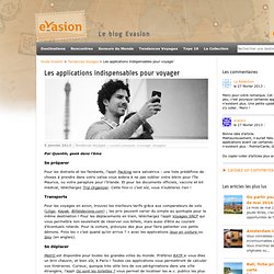 Les applications indispensables pour voyager